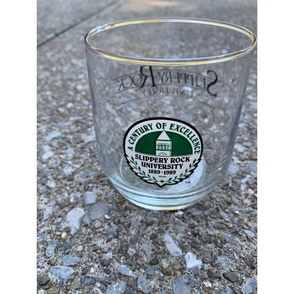 Slippery Rock University A Century of Excellence 1889-1989 Tumbler Glass